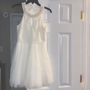 White Diamond and Pearl Dress
